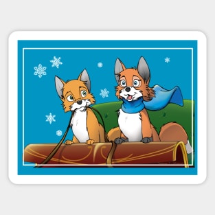 Sleigh Ride Sticker